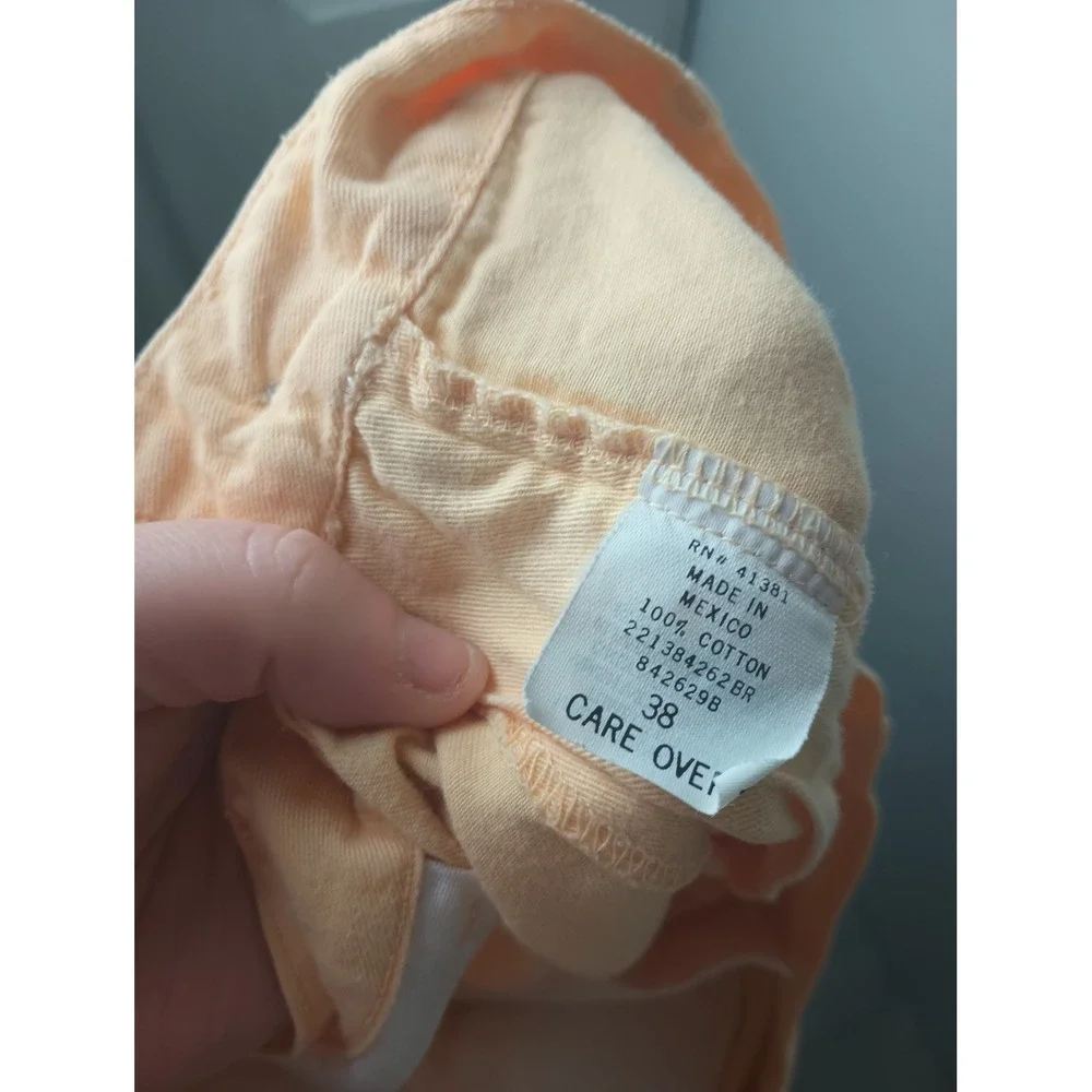 Polo‎ Ralph Lauren Andrew Short Mens 38 Peach Orange Pleated Cotton Chino Shorts